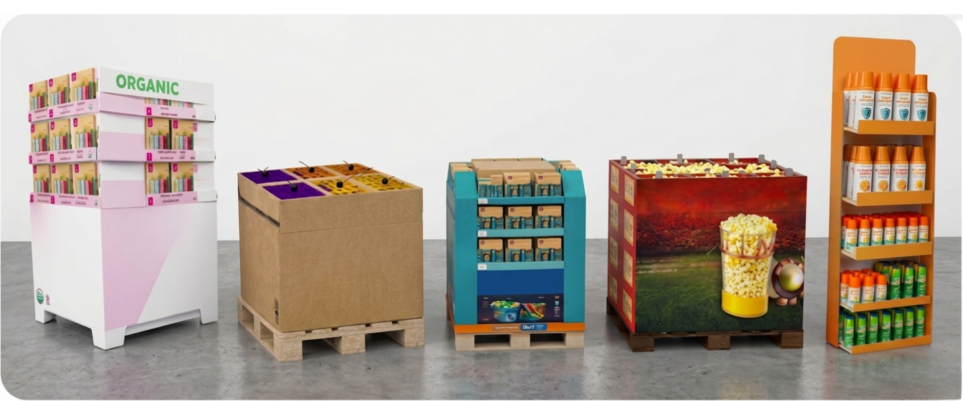 Ensamble de Displays POP